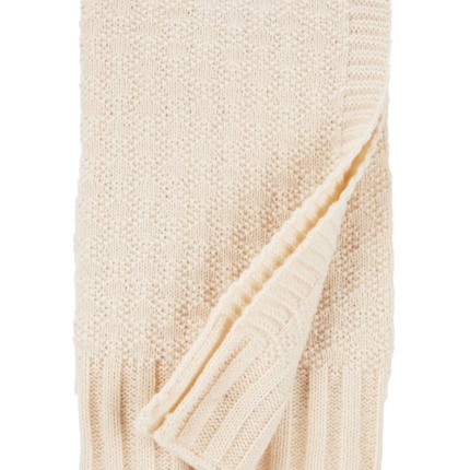 Cobertor bebê de tricot trabalhado Bege | Carter's
